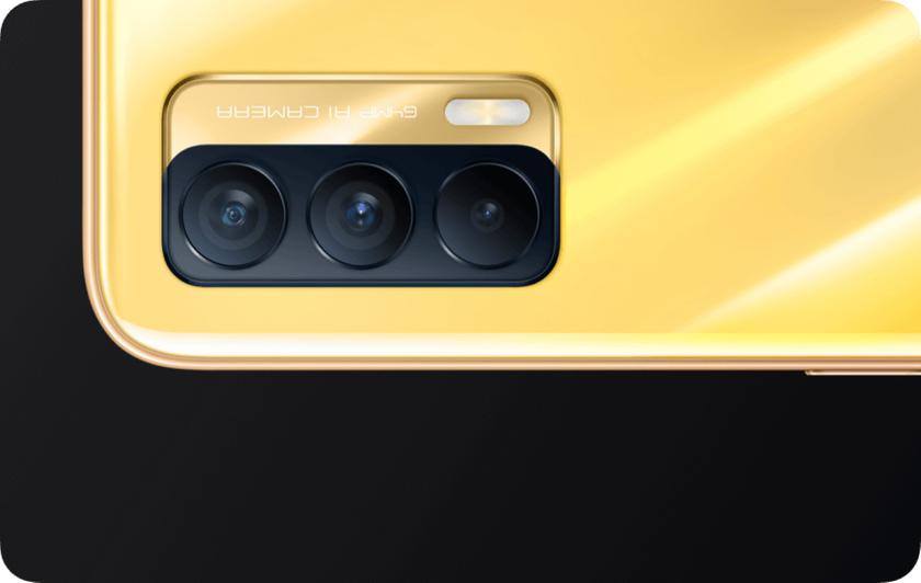 Realme V15: 5G-смартфон с чипом Dimensity 800U, 50 Вт зарядкой и яркой расцветкой от $230