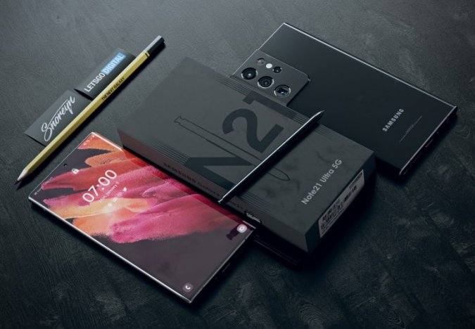 Появились первые рендеры неанонсированного Galaxy Note 21 Ultra
